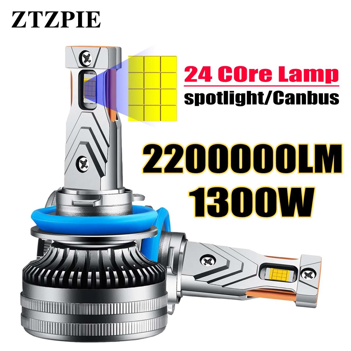 ZTZPIE ĵ LED  CSP 7035  ڵ Ʈ Ȱ, 6000K HB3 HB4 9005 9006, H1 H7 H4 H11